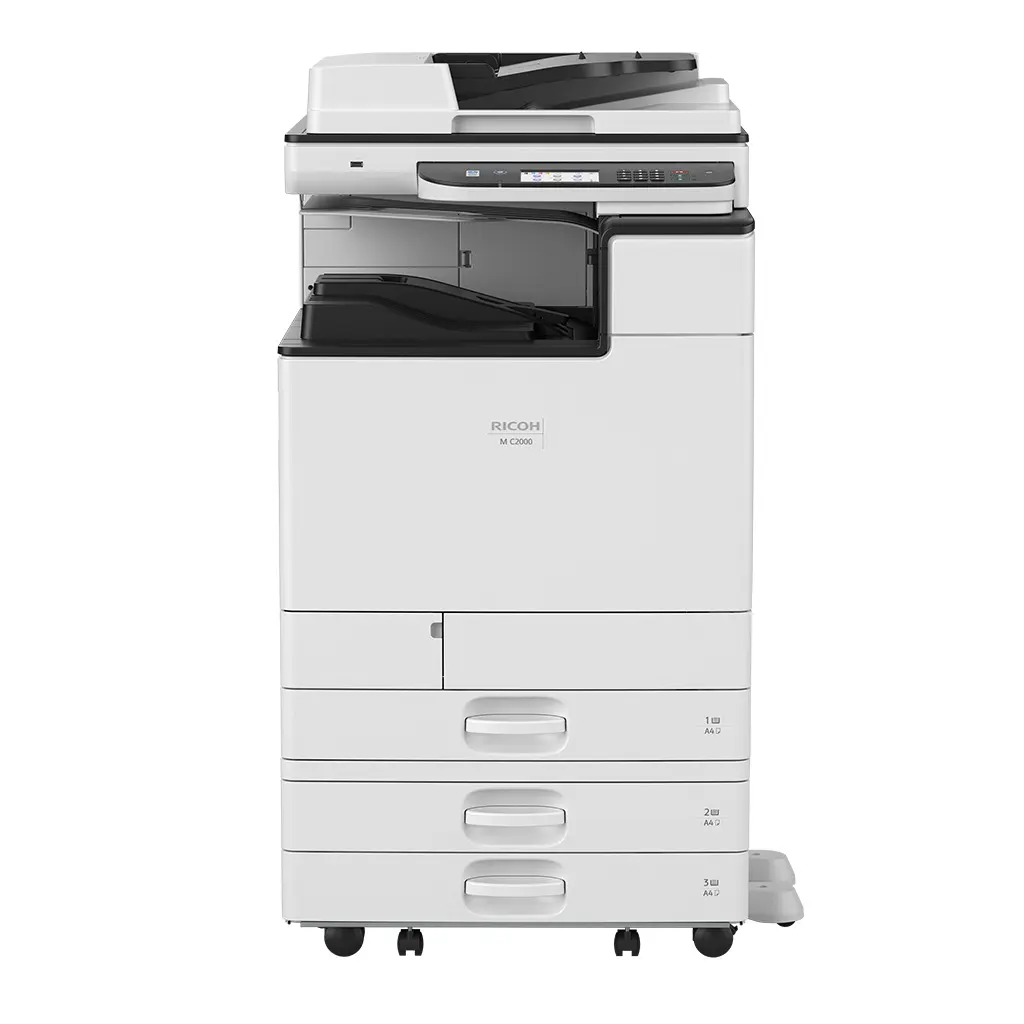 Ricoh IMC 4510/419326 copier A3 COLOUR MFC/ARDF, 2X550 SHEETS PAPER TRAYS, HEAVY DUTY 300gsm & Trollet cabinet54, startup toner cartridge/toner 