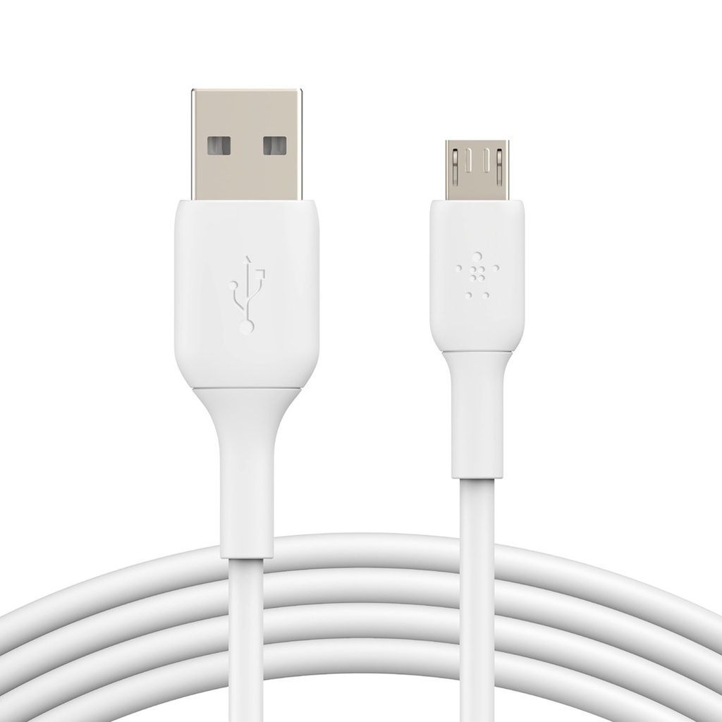 2m - Belkin - Cable micro-USB vers USB pour smartphone/tablette - Blanc
