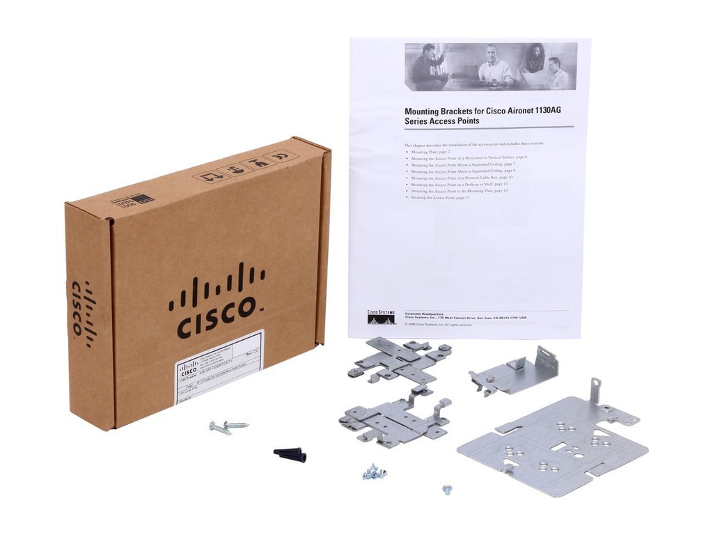 AIR-AP1140MNTGKIT , AP1140 Access Point Ceiling/Wall Mount Bracket Kit-spare