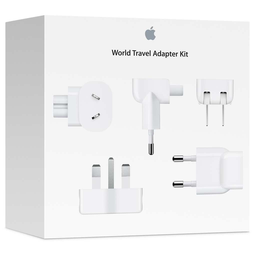 Apple World Travel adapter kit , MD837ZM/A (Juego de adaptadores de viaje de Apple)