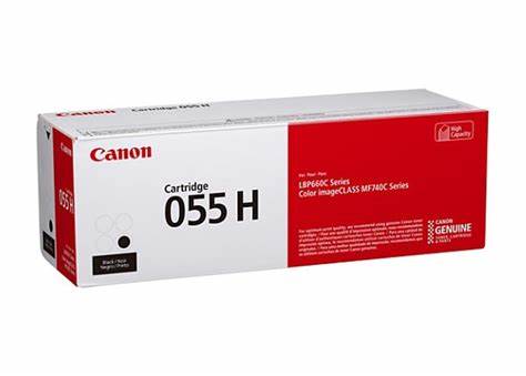 Canon 055 H High Yield Toner Cartridge, Black#3020C002
