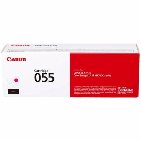 Canon 055 H High Yield Toner Cartridge, Magenta#3018C002