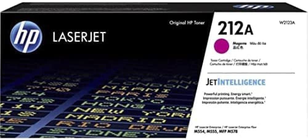 Cartucho de tóner magenta original HP 212A | W2123A