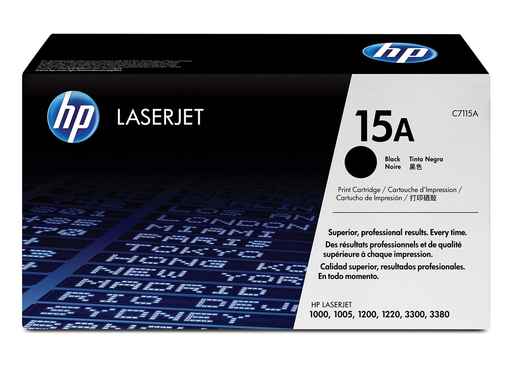 HP 15A Black Toner - C7115A ~2500 pages