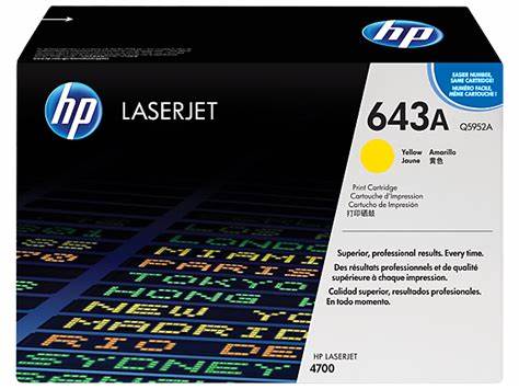 HP 643A Yellow Toner - Q5952A ~10000 pages
