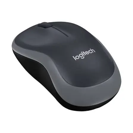 Logitech M185 - Ratón - óptico - inalámbrico - 2.4 GHz - receptor inalámbrico USB - gris